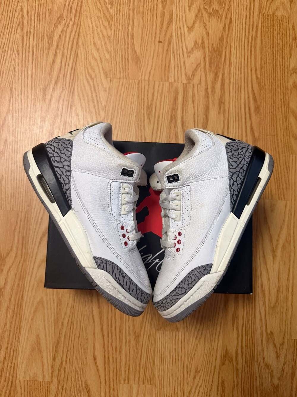Air Jordan 3 Retro GS 'White Cement Reimagined' Sneakers